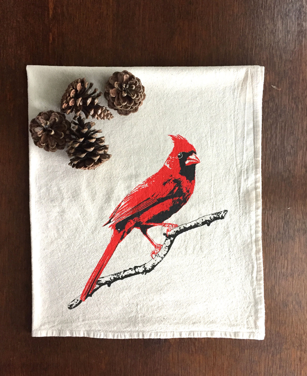 Cardinal flour sack towel